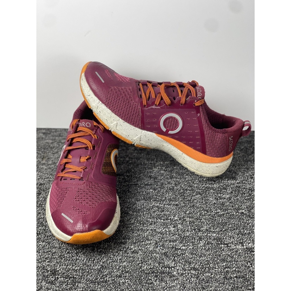 Skora Kyori Red Mesh Athletic Shoes Lace Up Low Top Running Sneakers Women's 7